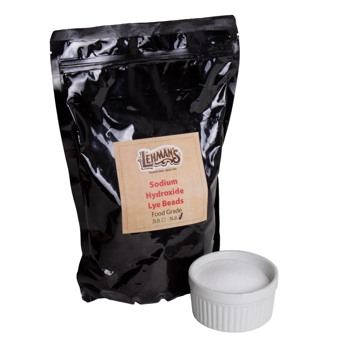 Lehman's Sodium Hydroxide - Lye Beads for Soap Making