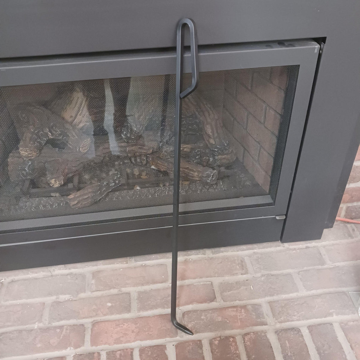 Steel Fire Poker with Loop Handle