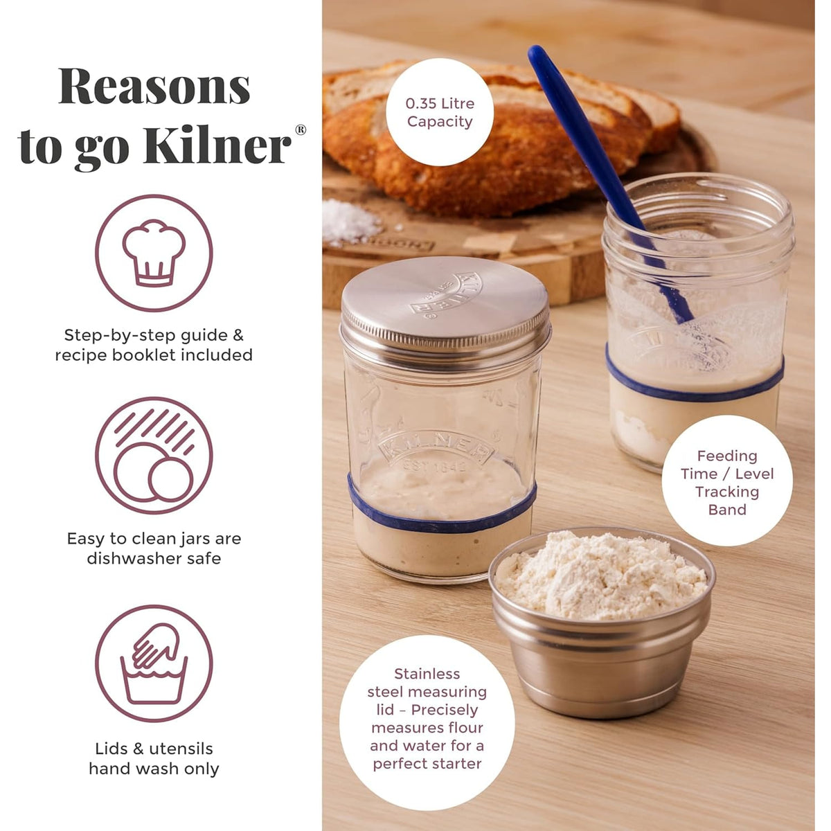 Kilner Sourdough Starter Set