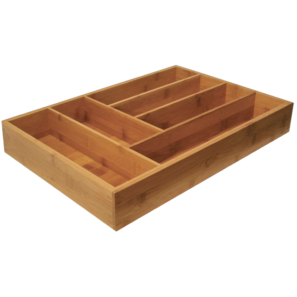 Bamboo Flatware Holder
