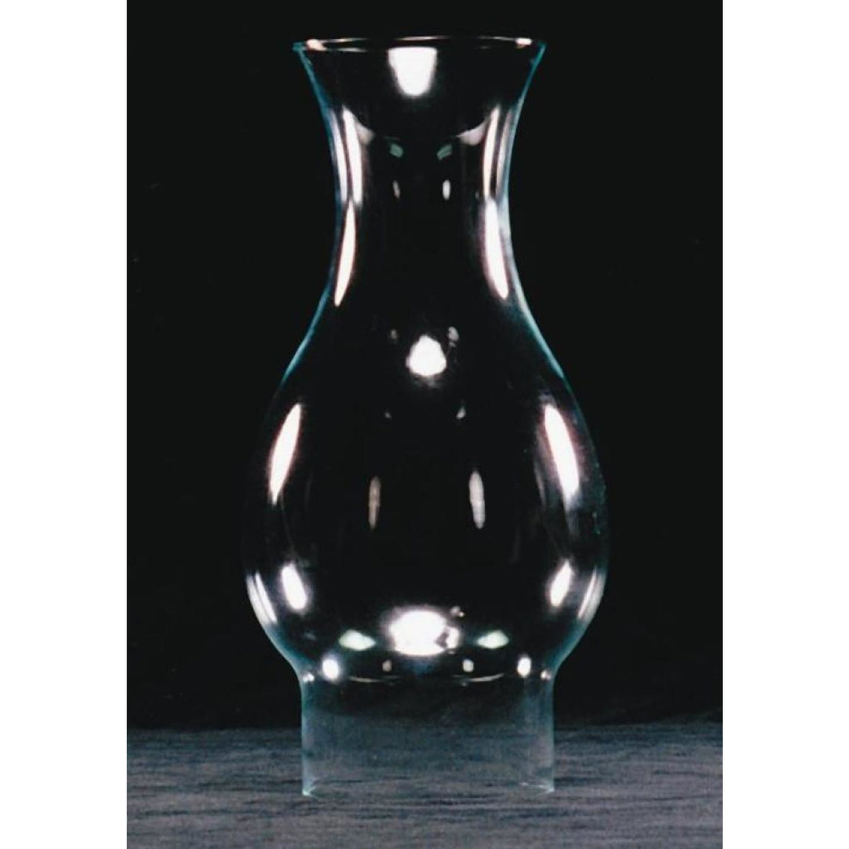 Clear Flare Oil Lamp Chimney - 2-7/8" base