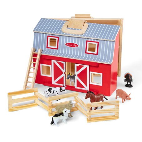 Fold and Go Wooden Barn