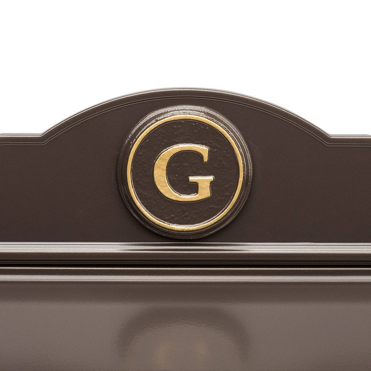 Whitehall Custom Wall Mount Mailbox - Bronze/Gold
