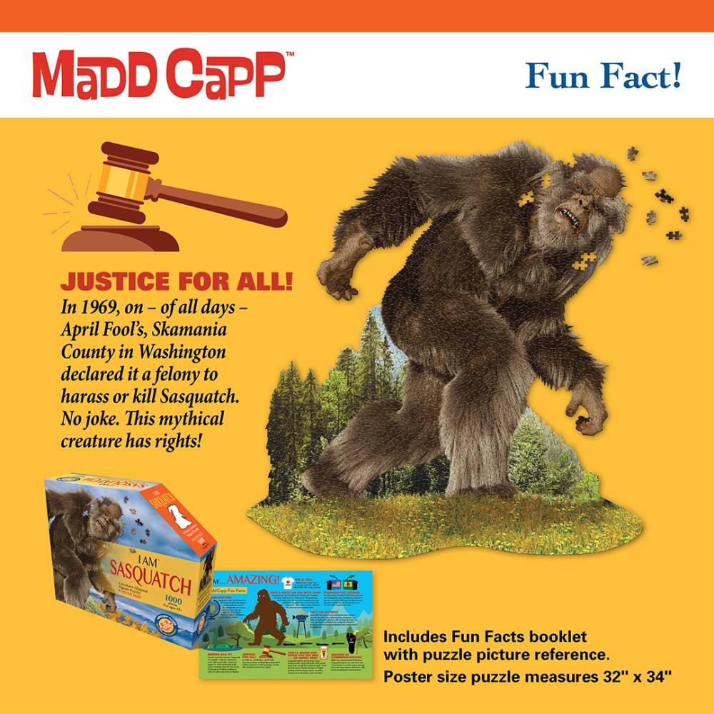 Shaped Jigsaw Puzzle - Sasquatch - 1000pcs