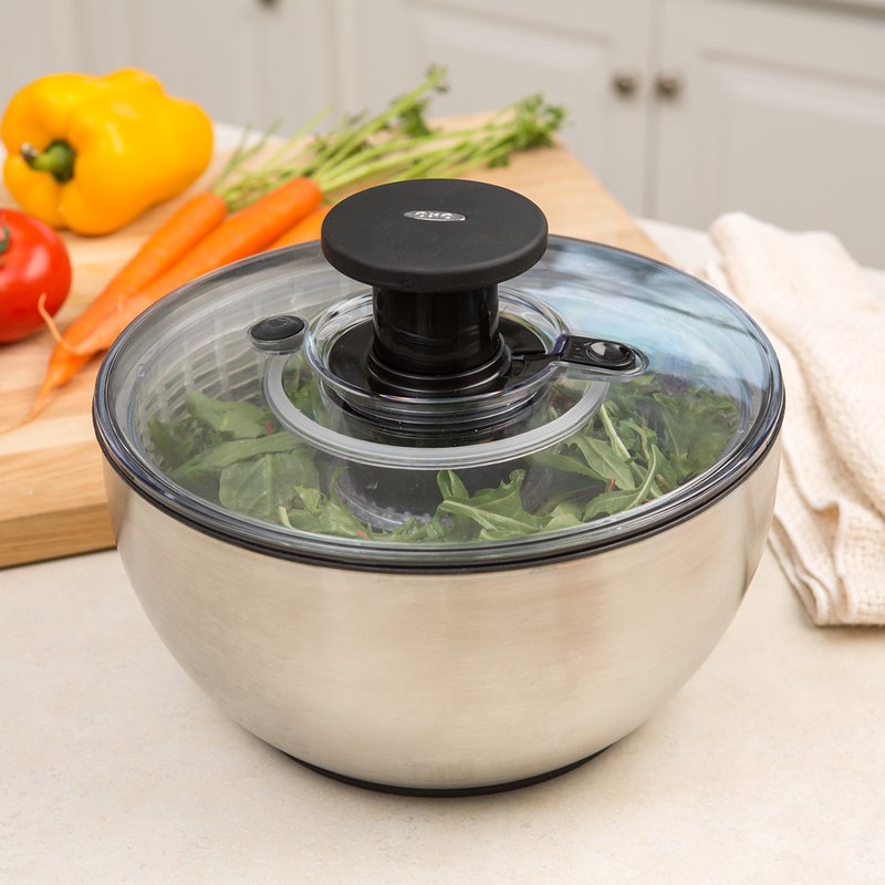 OXO Stainless Steel Salad Spinner