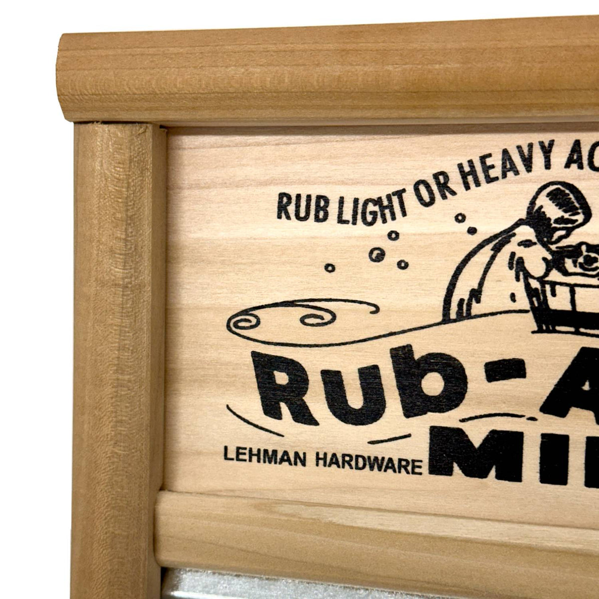 Lehman's Mini Galvanized Wavy Washboard