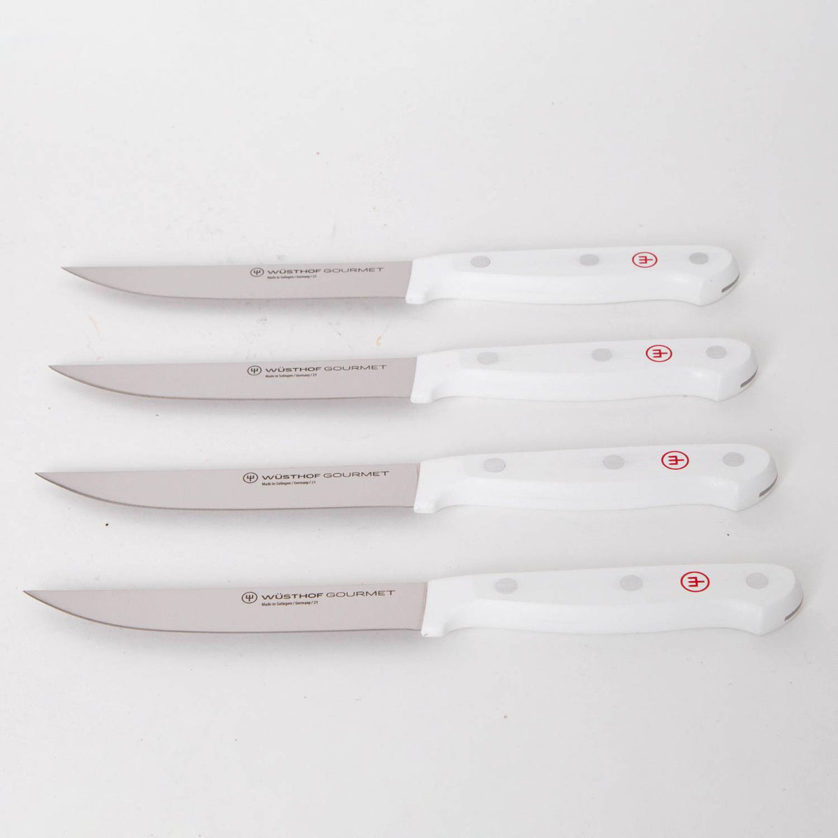 Wusthof Gourmet White Handle Knife Block Set - 16 Pieces