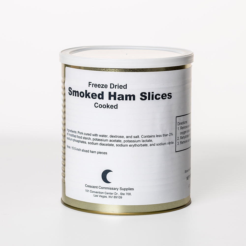 Freeze-Dried Smoked Ham Slices