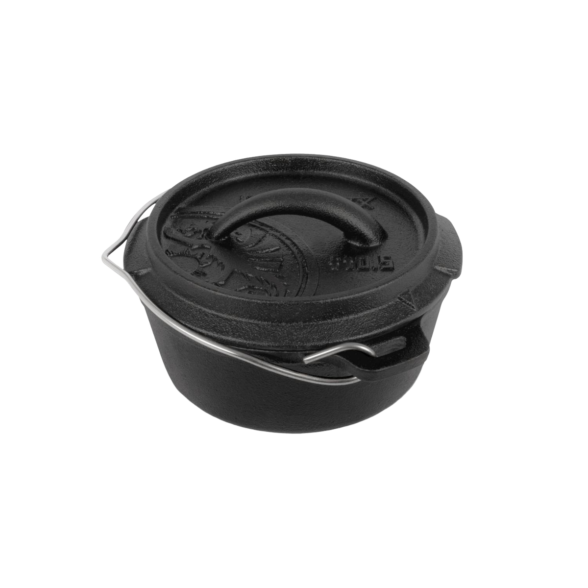 Petromax Cast Iron Dutch Oven with Flat Base