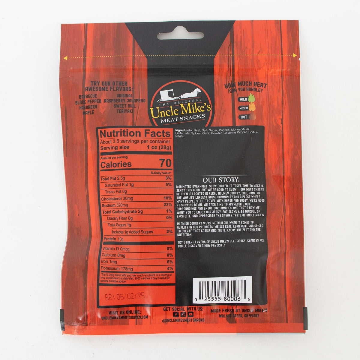 Traditional Beef Jerky - 2 Bags