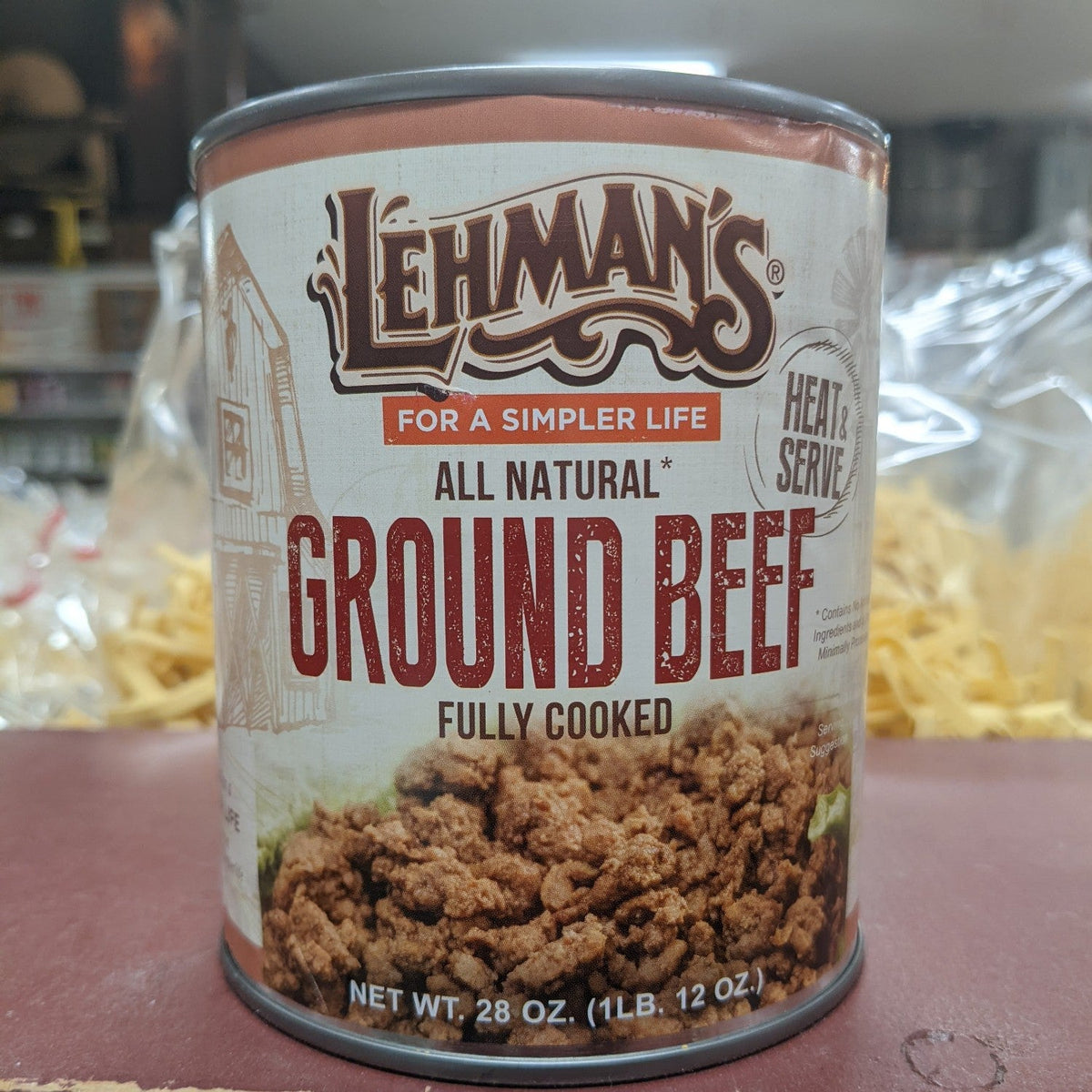 Lehman's Canned Ground Beef