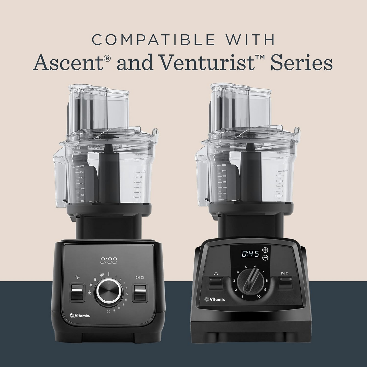 Vitamix 12-Cup Food Processor Attachment with SELF-DETECT