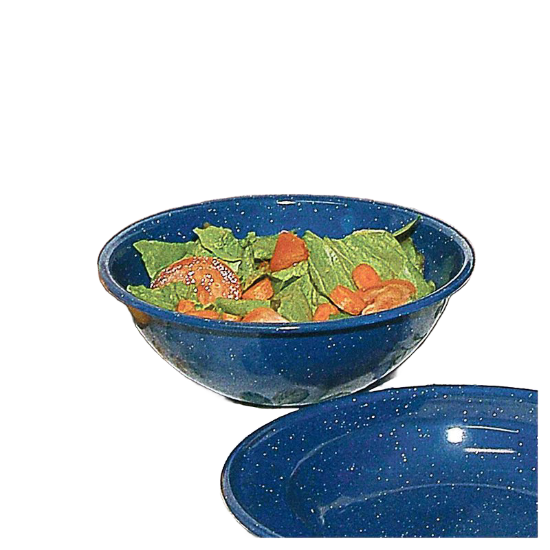 Royal Blue Enamelware Salad Bowl