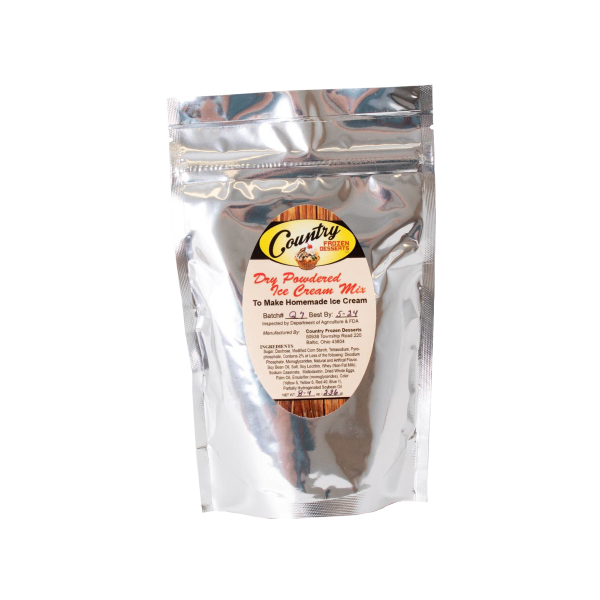 Homemade Ice Cream Mix - 6 qt Packs