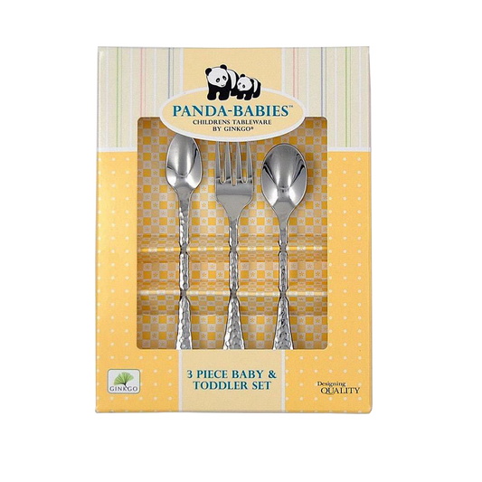 Children's Stainless Steel Flatware - 3-Piece Set
