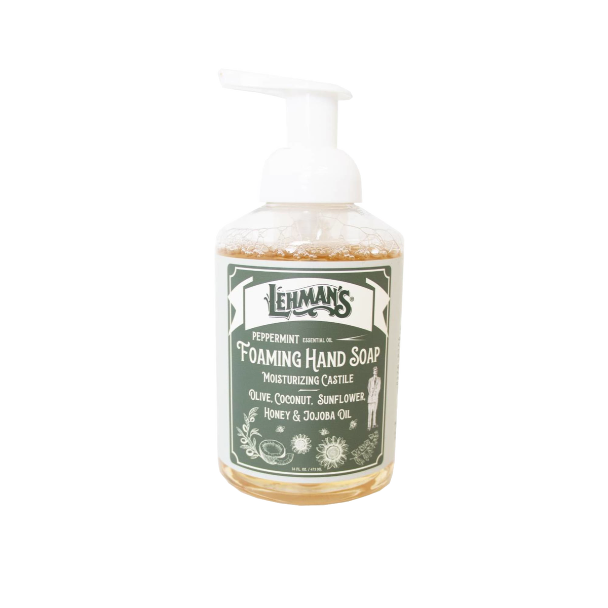 Lehman's Castile Moisturizing Foaming Hand Soap - 16 fl oz