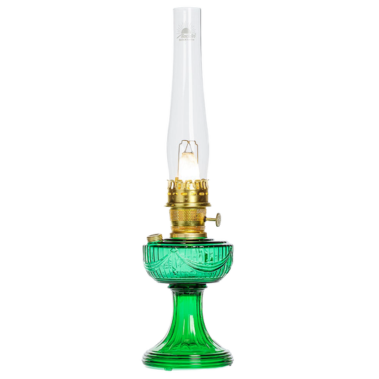 Aladdin Emerald Lincoln Drape Oil Lamp