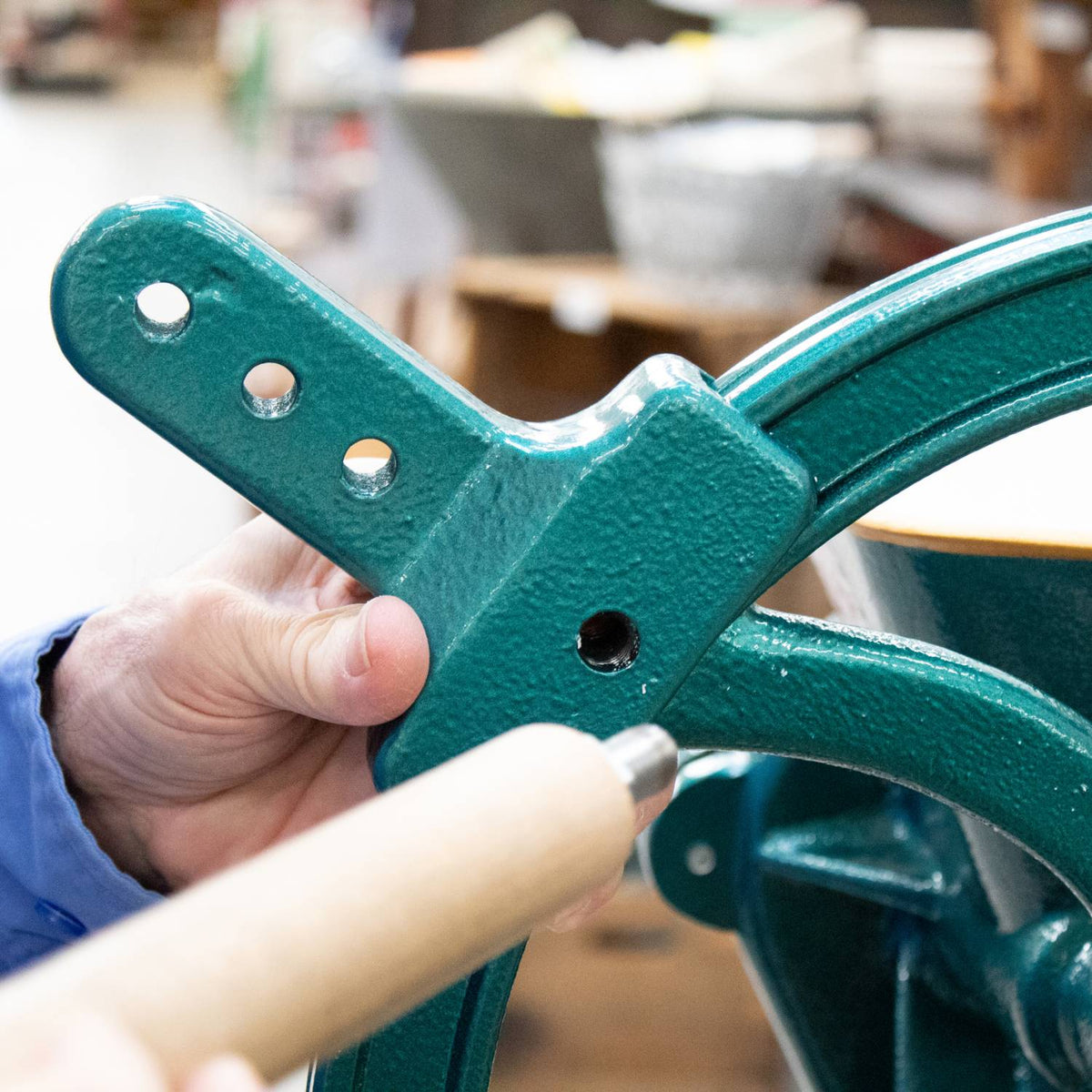 Optional Handle Extension for Diamant Grain Mill