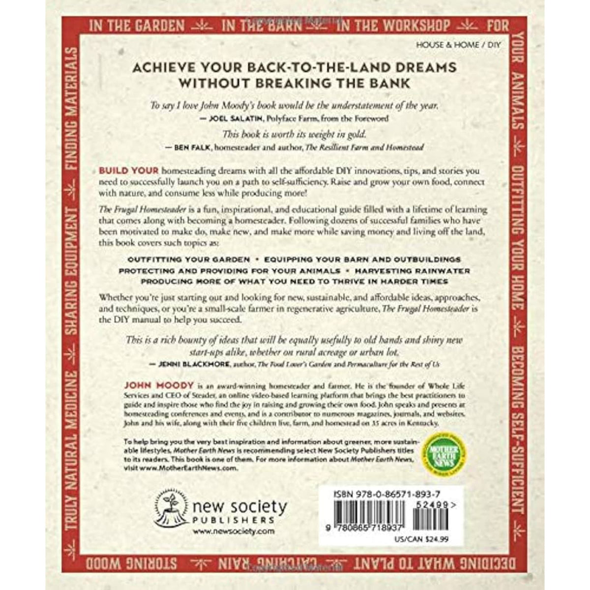 The Frugal Homesteader Book