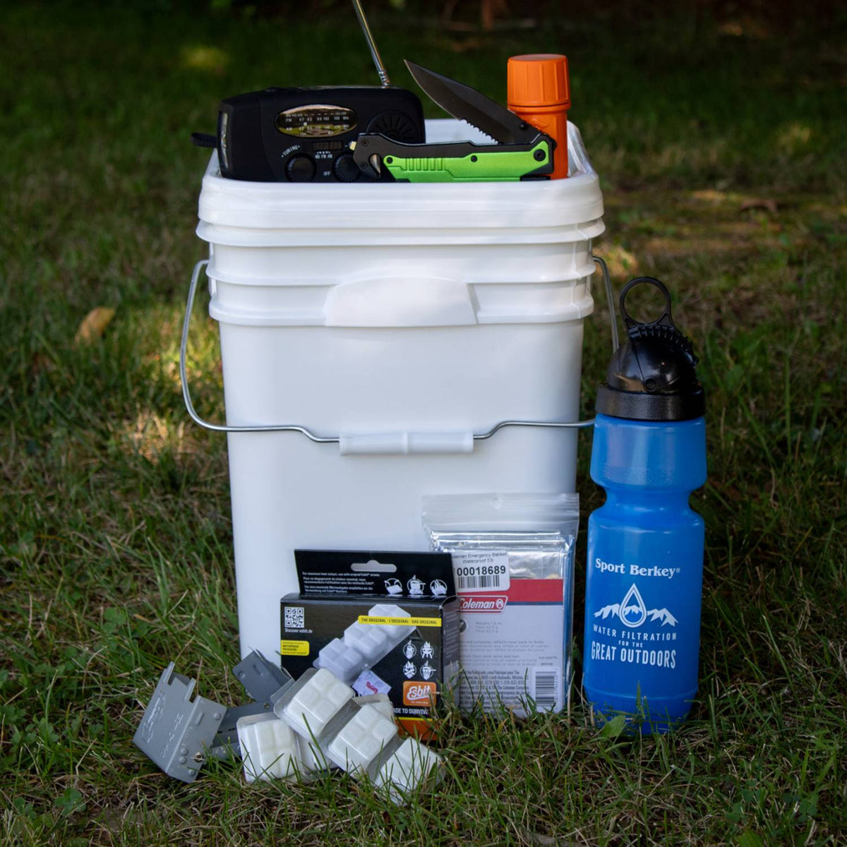 Survival Kit in a Bucket