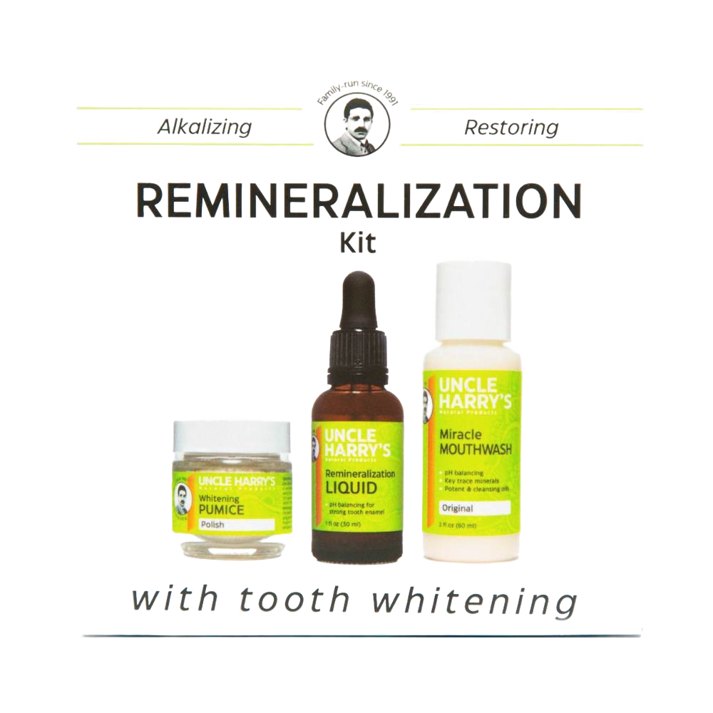 Uncle Harry's Remineralization Kit with Tooth Whitening