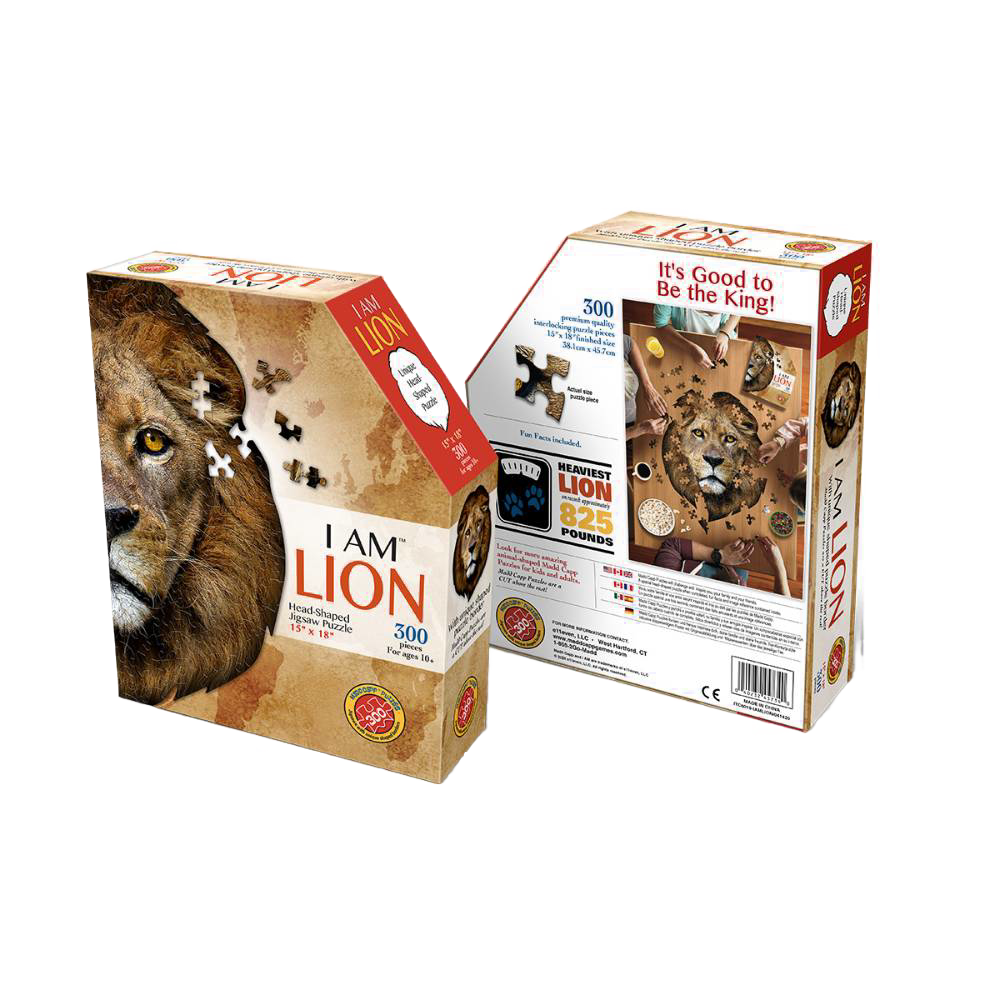 Shaped Jigsaw Puzzle - Lion - 300pcs