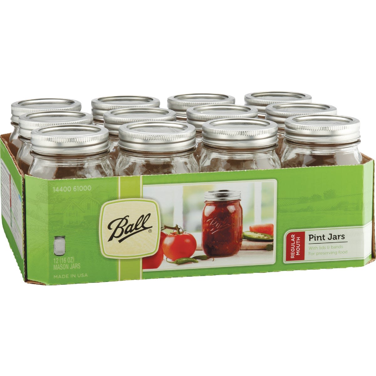 Ball Regular-Mouth Canning Jars (12)