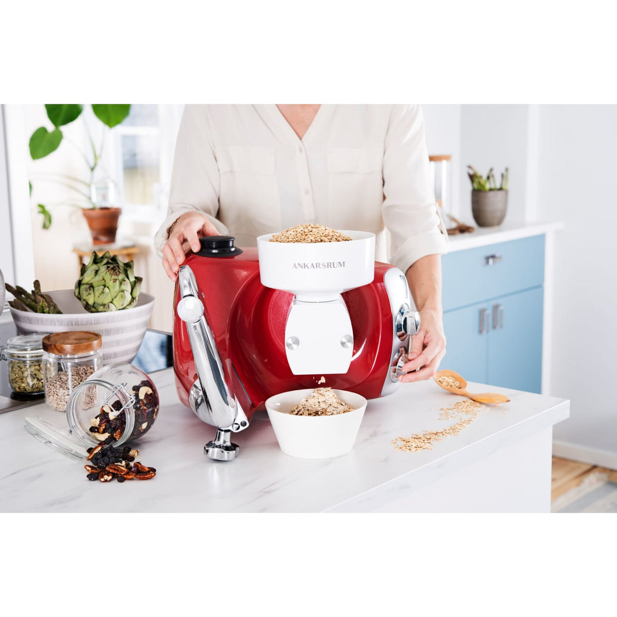 Ankarsrum Flake Mill Attachment for Stand Mixer
