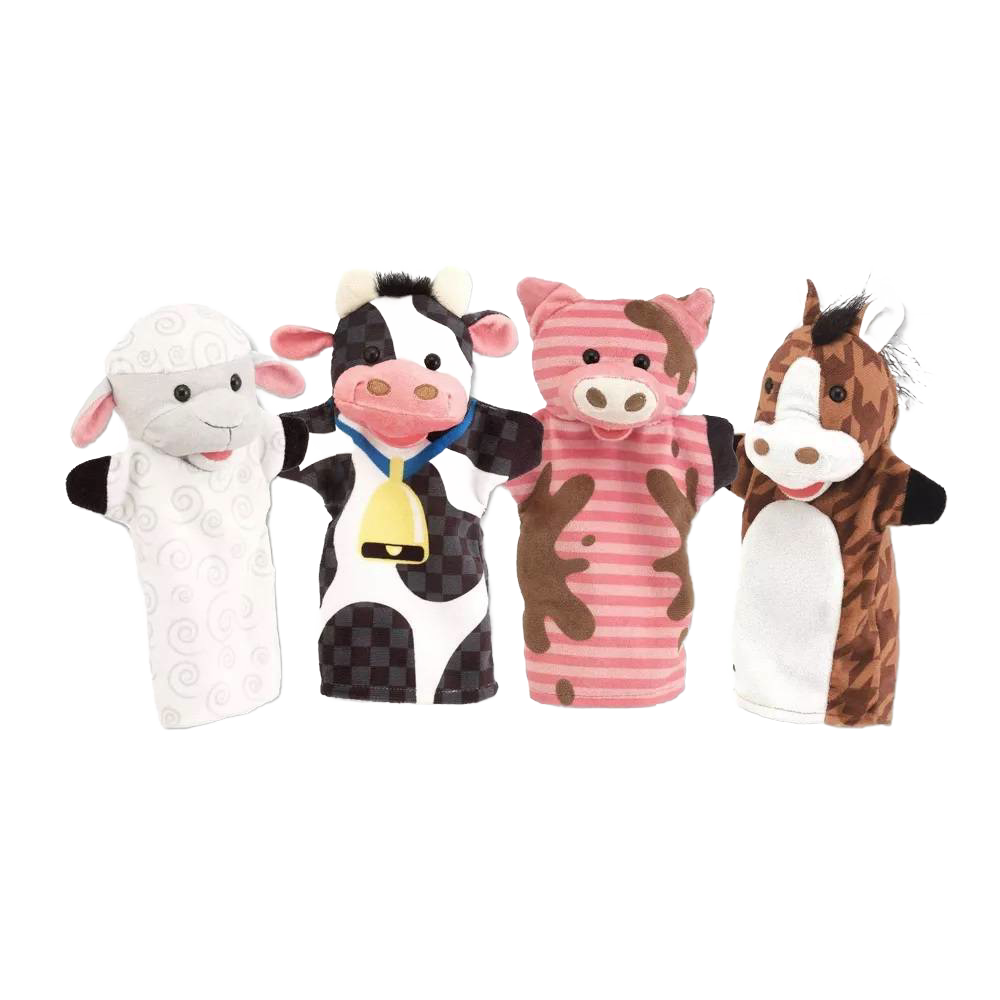 Melissa & Doug Farm Friends Hand Puppets