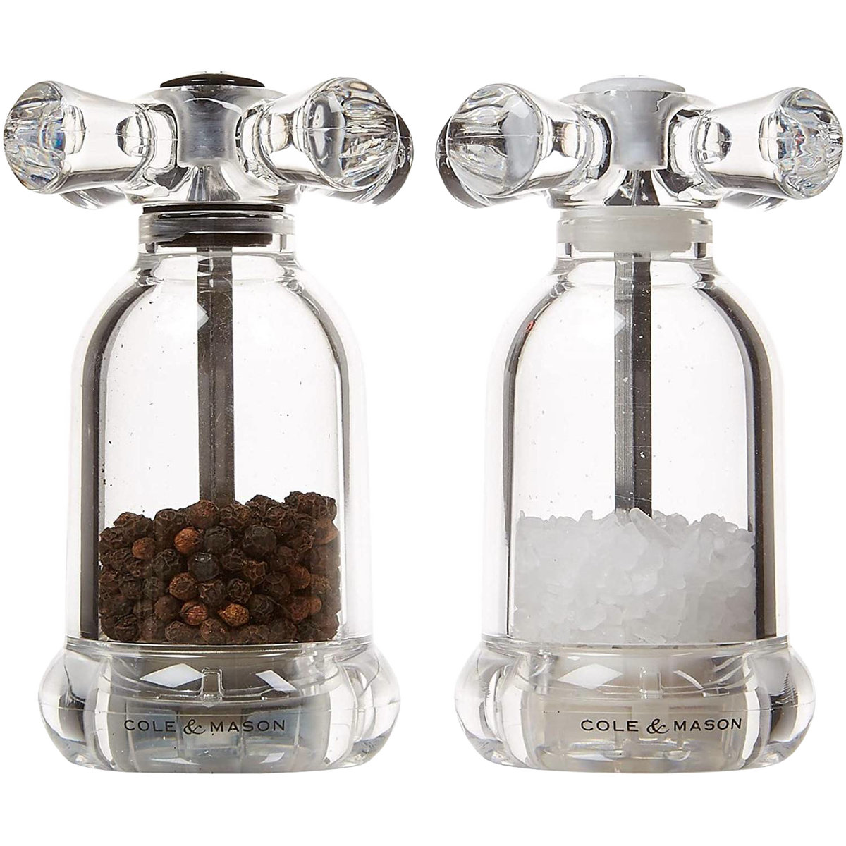 Faucet Salt and Pepper Mills