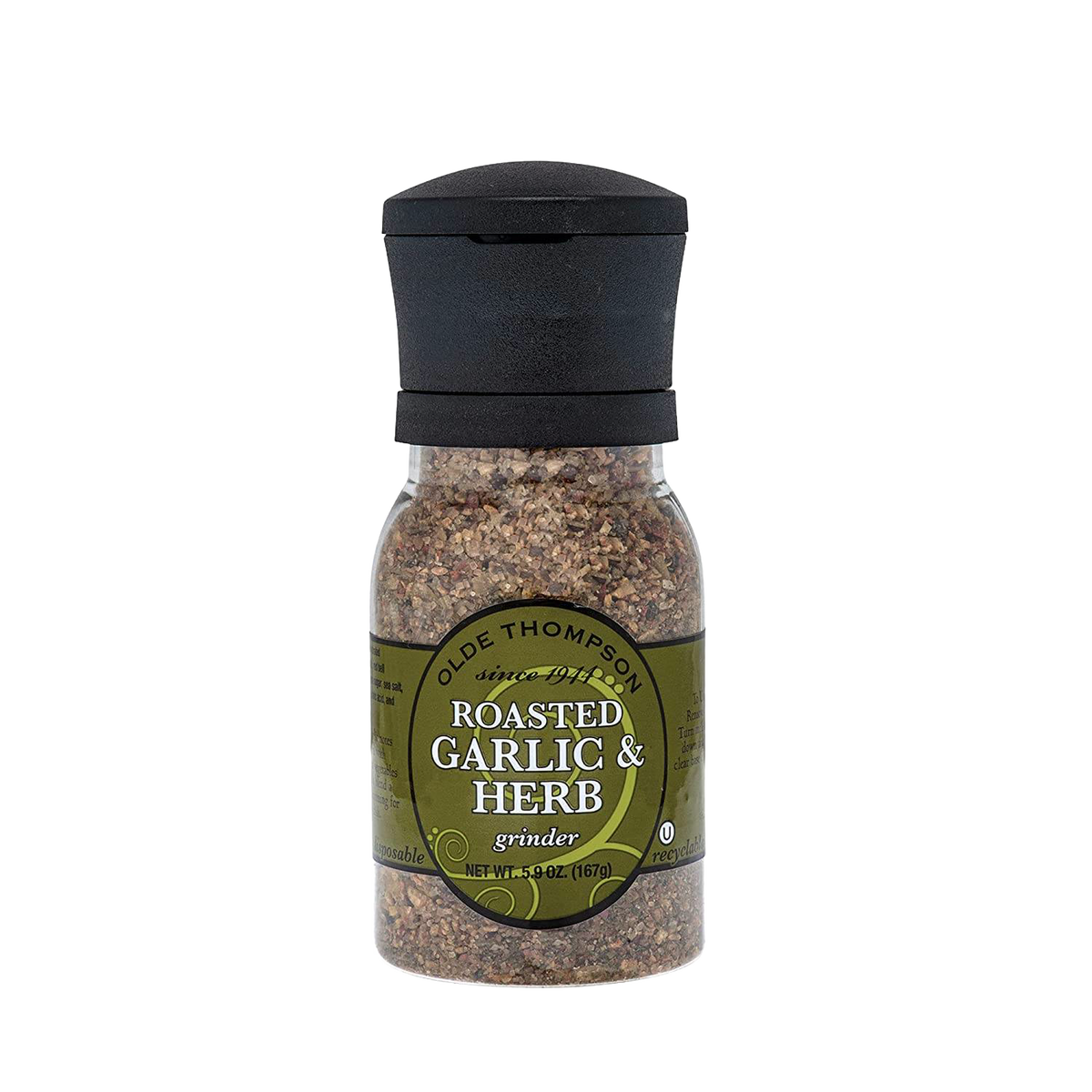 Roasted Garlic and Herb Adjustable Grinder - 5.9 oz