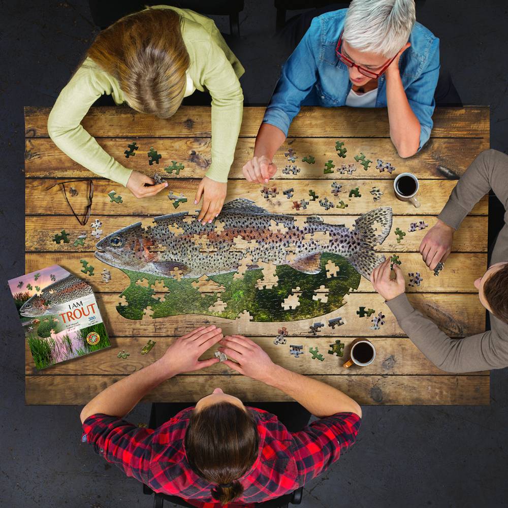 Shaped Jigsaw Puzzle - Trout- 300pcs