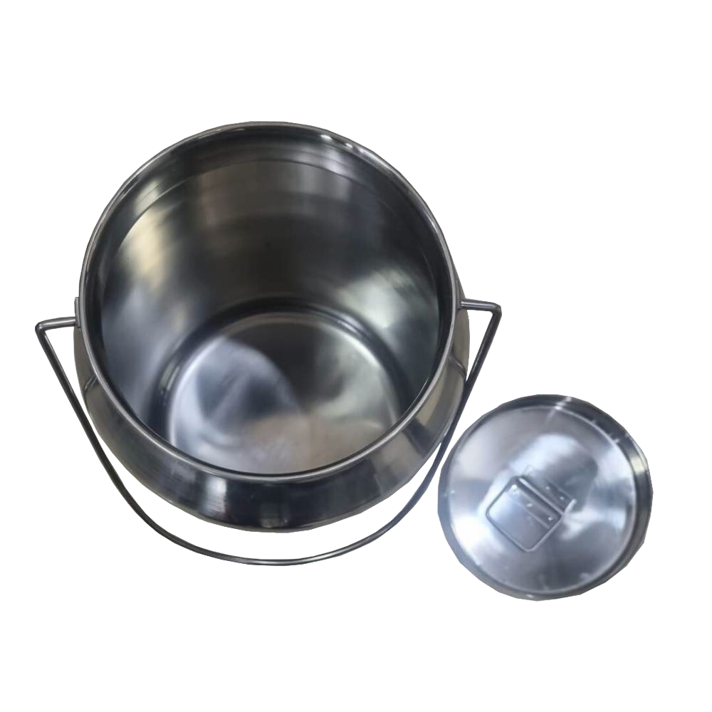 Small Stainless Steel Milk Cans - 10L/2.6 gal