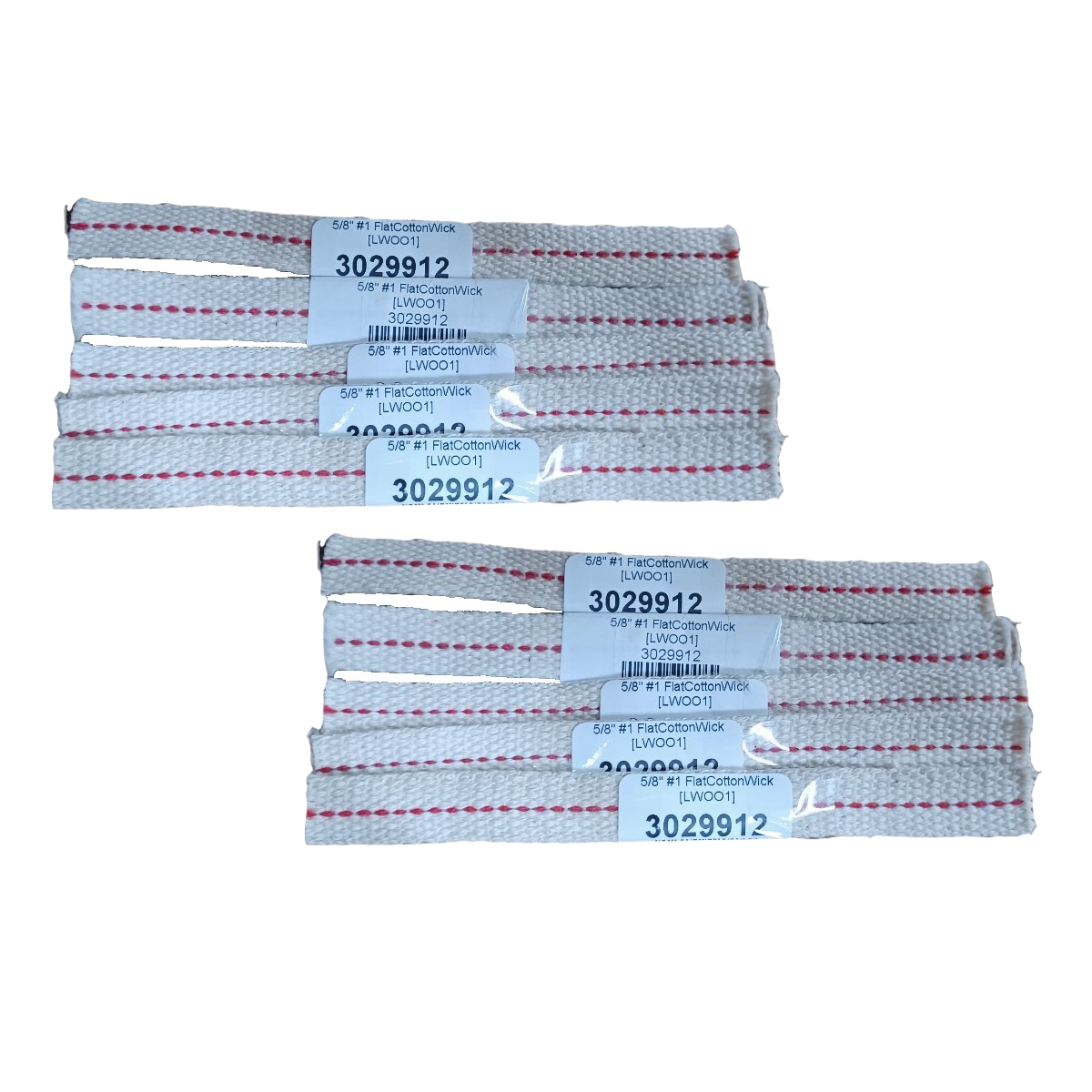Flat Wicks for Oil Lamps