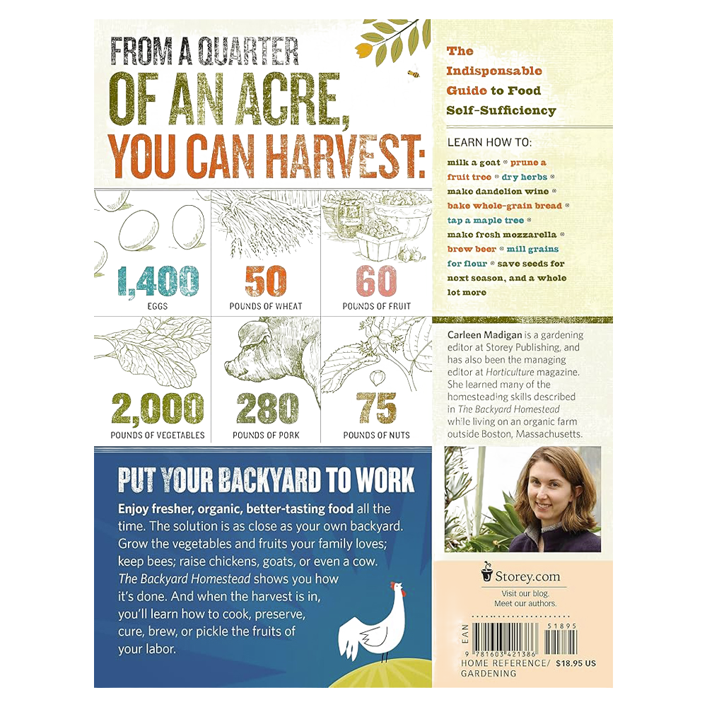 The Backyard Homestead Book
