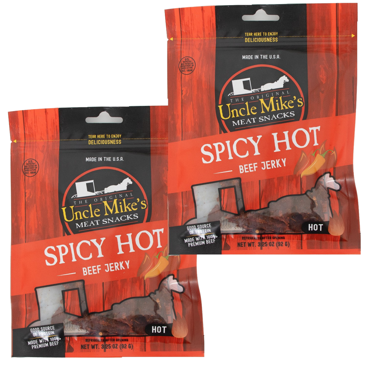 Traditional Beef Jerky - 2 Bags