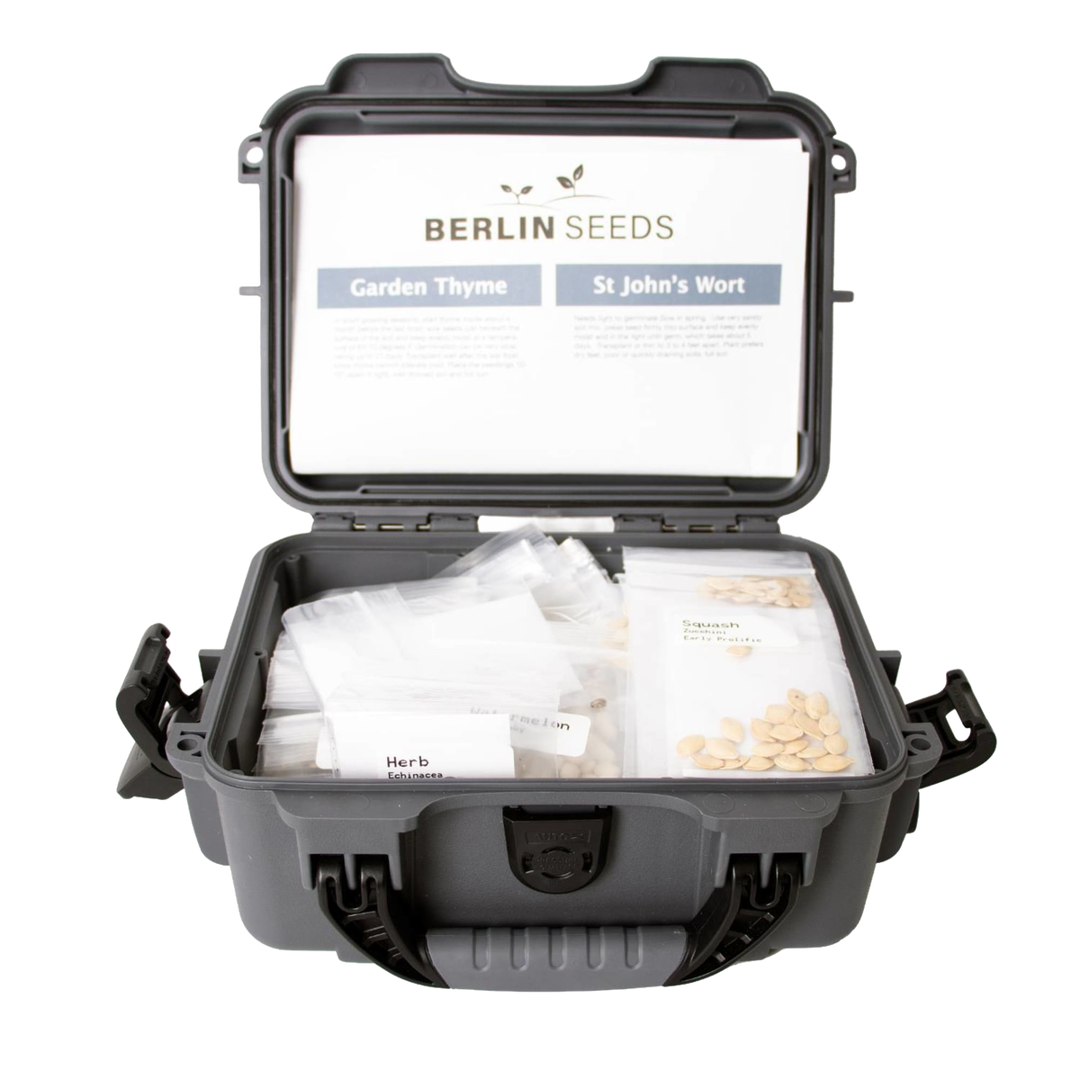 Lehman's Mega Heirloom Seed Vault with Waterproof Case