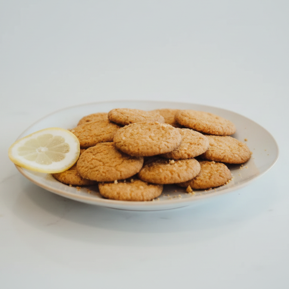 Lehman's Crispy Lemon Snaps - 2 Bags of Cookies