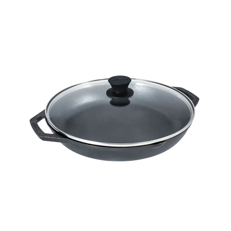 Lodge Chef Collection Cast Iron Everyday Pan with Lid - 12"