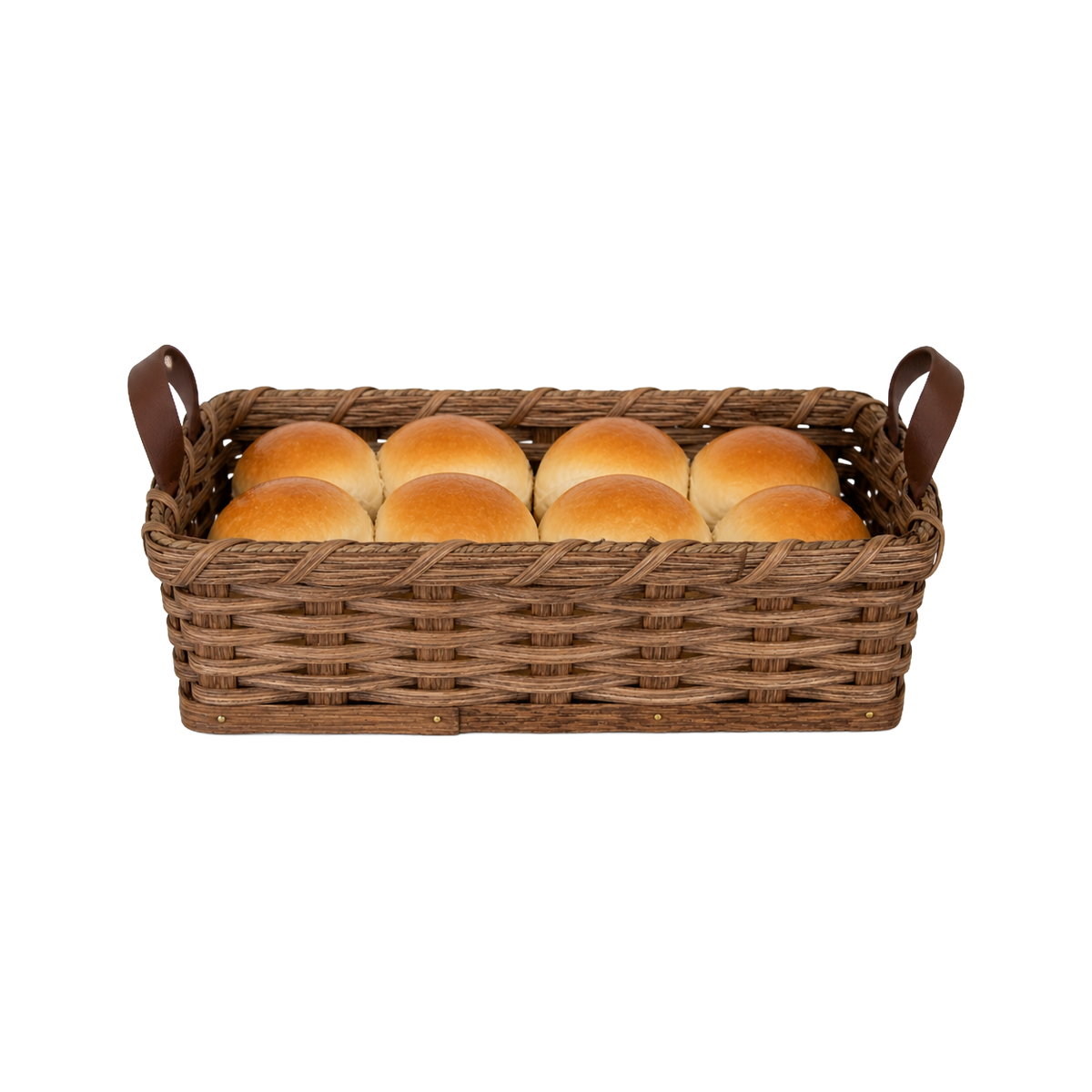 Handwoven Dinner Roll Basket - Amish Made