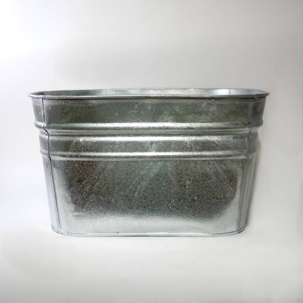 Galvanized Wash Tub - 15.5 Gallons