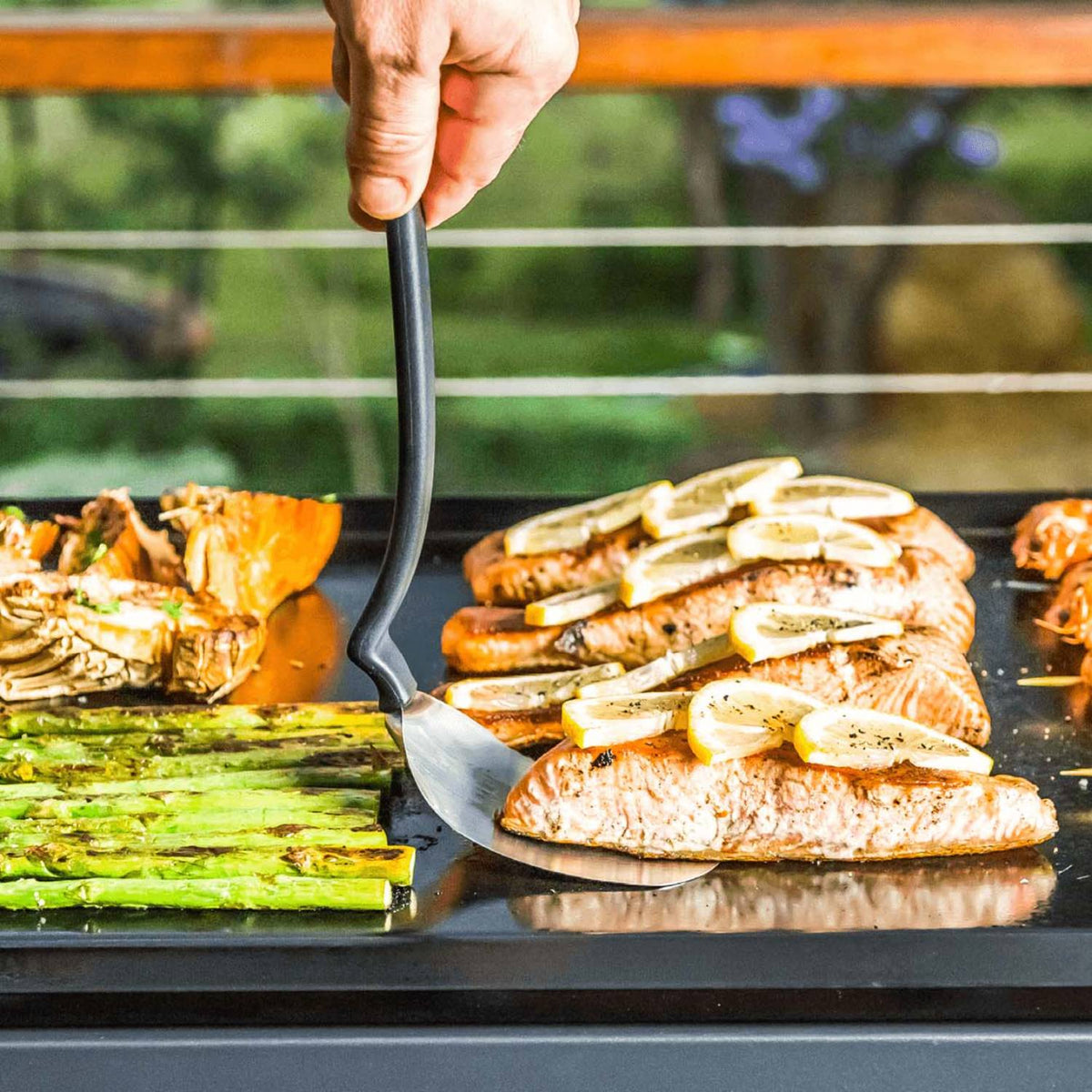 BBQ Chopula Grill Spatula - Stainless Steel