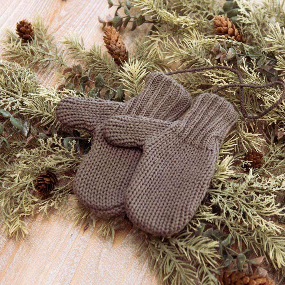 Christmas Mittens Decoration - Gray