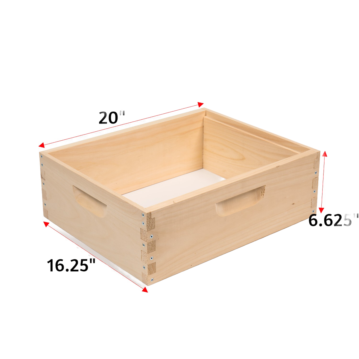 10-Frame Medium Super Bee Box - Assembled/Wooden