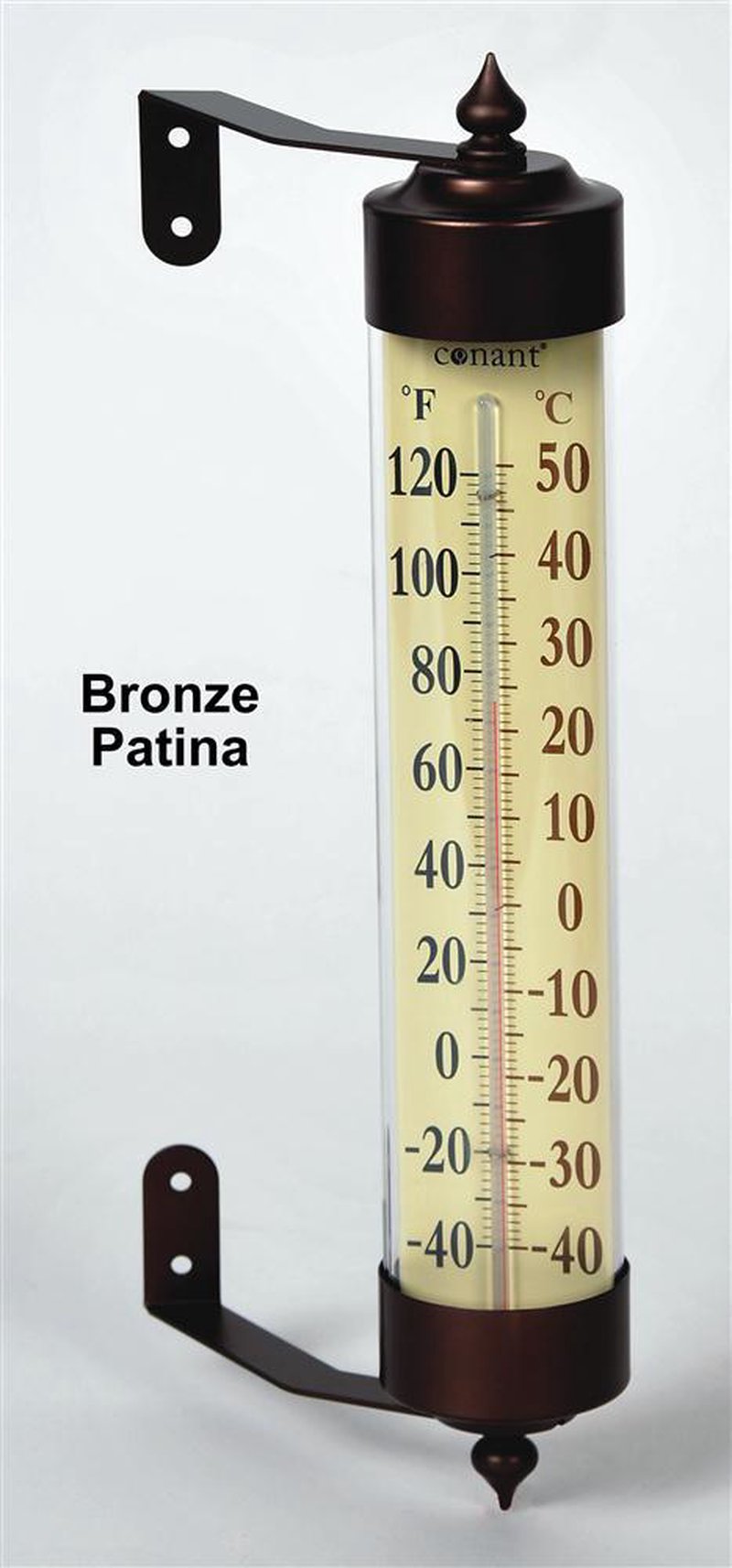 Giant Wall Thermometer - Bronze Patina