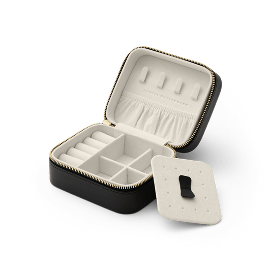 Travel Jewellery Box Black