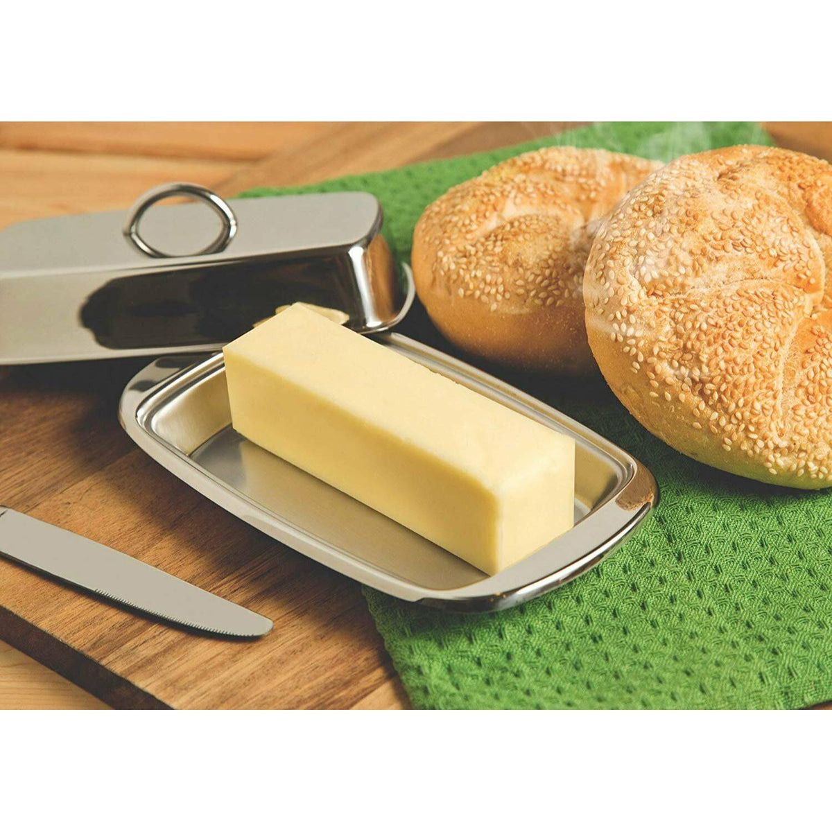 Stainless Steel Butter Dish