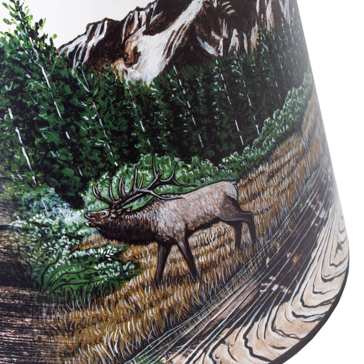Aladdin Rocky Mountain High Parchment Oil Lamp Shade