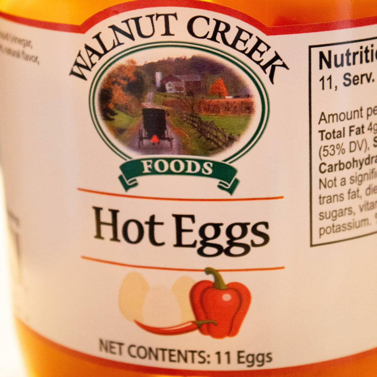 Hot Pickled Eggs - 1 Quart