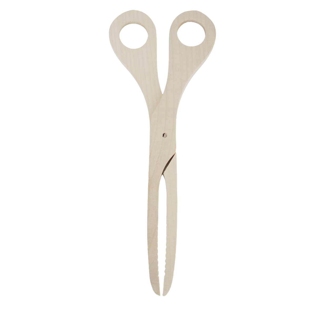 German-Made Maple Scissor Tongs